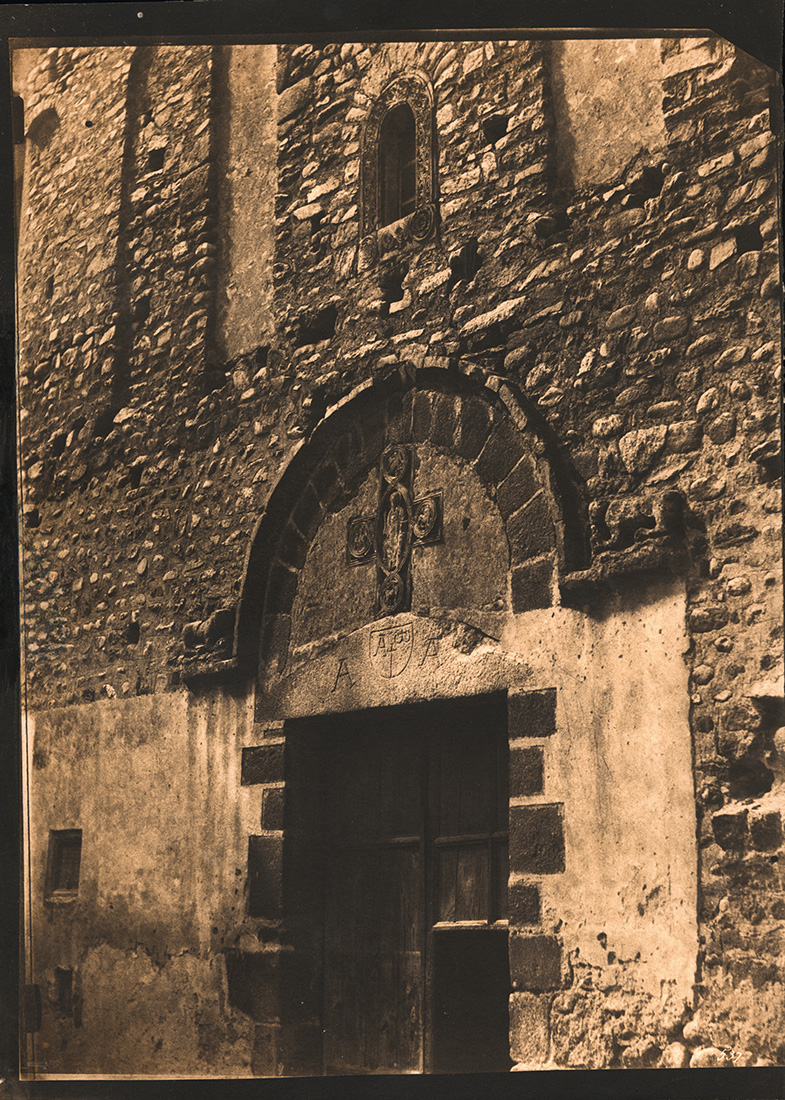 Gustave Le Gray and Auguste Mestral - Portail Ouest, Eglise Sainte-Marie, Arles-sur-tech (Pyrénées-Orientales)