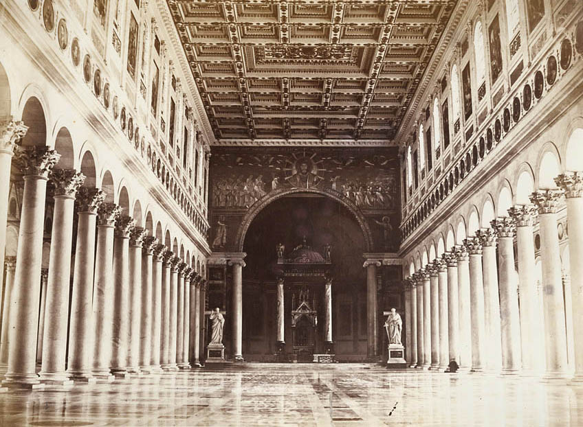 Altobelli and Moulins - Interior of Santa Maria Maggiore, Rome, Italy Altobelli and Moulins - Interior of Santa Maria Maggiore, Rome, Italy