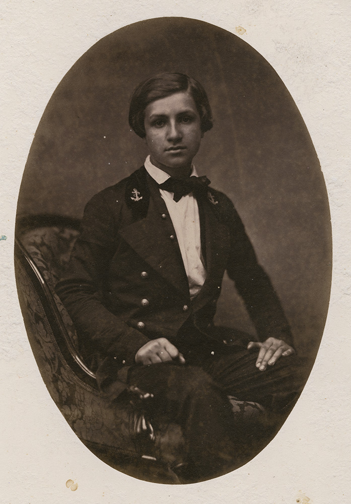 Farnham Maxwell Lyte - Portrait of a Young French Naval Officer
