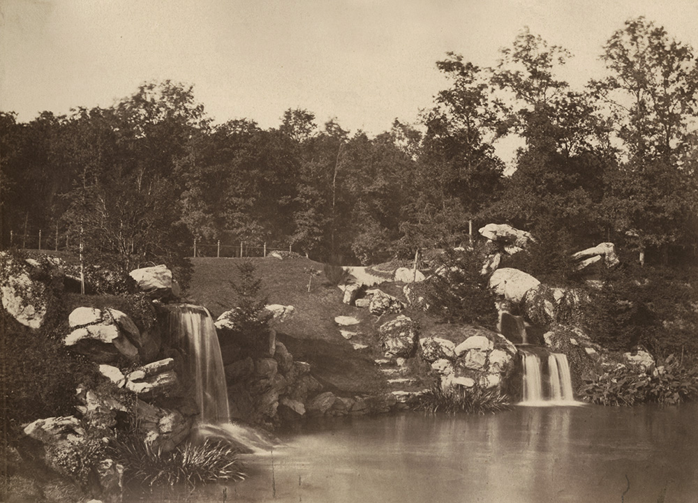 Charles Marville (dit), Charles-François Bossu - Cascade, Bois de Boulogne