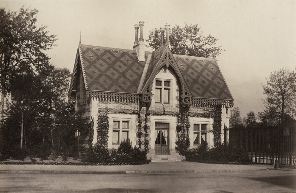 Charles Marville (dit), Charles-François Bossu - Maison de Gardes, Bois de Boulogne