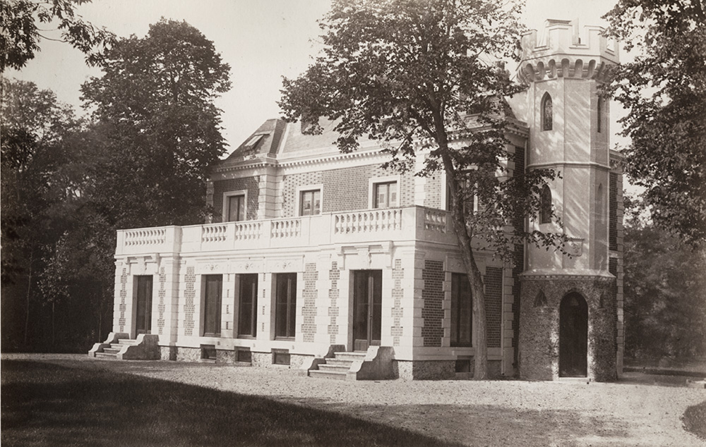 Charles Marville (dit), Charles-François Bossu - Pavillon de Madrid, Bois de Boulogne