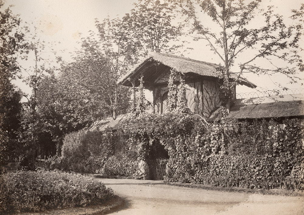 Charles Marville (dit), Charles-François Bossu - Extérieur de la Loge Impériale au Théâtre des Fleurs, Pré Catelan, Bois de Boulogne