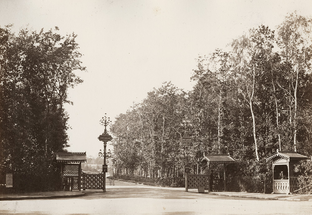 Charles Marville (dit), Charles-François Bossu - Entrée du Pré Catelan, Bois de Boulogne