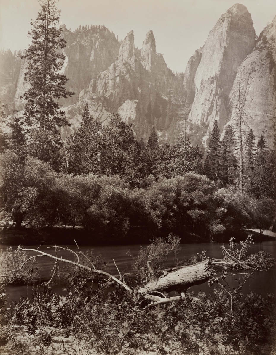 Charles Leander Weed - Cathedral Spires, 2400 feet high, Yosemite, 1872.