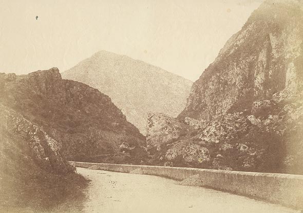 Ange Eugene Henri Mailand - Road through the Pyrenees