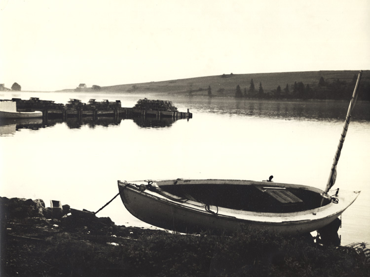 F. Bedrich Grünzweig - Nova Scotia Sea Shore with Boat F. Bedrich Grünzweig - Nova Scotia Sea Shore with Boat